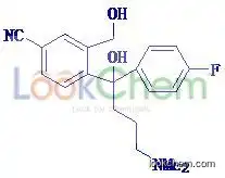 4-[4-(dimethylamino)-1-(4'-fluorophenyl)-1-hydroxy-butyl]-3-(hydroxymethyl)-benzonitrile