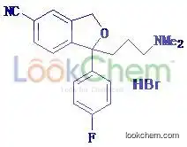 1-(3-Dimethylaminopropyl)-1-(4'-fluorophenyl)-1,3-dihydroisobenzofuran-5-carbonitrile hydrobromide