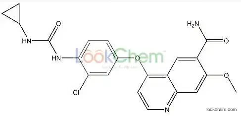 4-[3-Chloro-4-(cyclopropylaminocarbonyl)aminophenoxy]-7-methoxy-6-quinolinecarboxamide/manufacturer