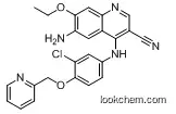 6-amino-4-(3-chloro-4-(pyridin-2-ylmethoxy)phenylamino)-7-ethoxyquinoline-3-carbonitrile