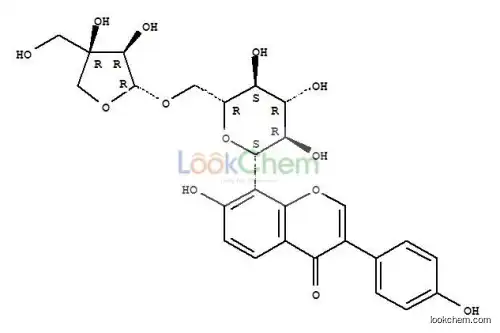 4H-1-Benzopyran-4-one,8-(6-O-D-apio-b-D-furanosyl-b-D-glucopyranosyl)-7-hydroxy-3-(4-hydroxyphenyl)-