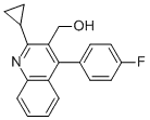 2-Cyclopropyl-4-(4-fluorophenyl)-quinolyl-3-methanol