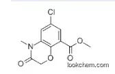 6-Chloro-3,4-dihydro-4-methyl-3-oxo-2H-1,4-benzoxazine-8-carboxylic acid methyl ester