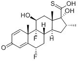 Androsta-1,4-diene-17-carbothioic acid, 6,9-difluoro-11,17-dihydroxy-16-methyl-3-oxo-, (6a,11b,16a,17a)-