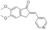 5,6-Dimethoxy-2-(pyridine-4-yl)methylene-indan-1-one 4803-74-1