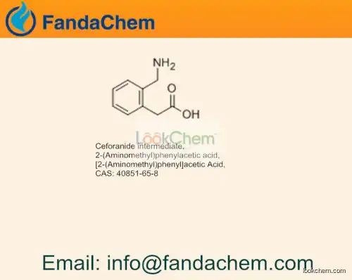 Ceforanide intermediate,Ceforanide side chains,2-(Aminomethyl)phenylacetic acid, cas: 40851-65-8
