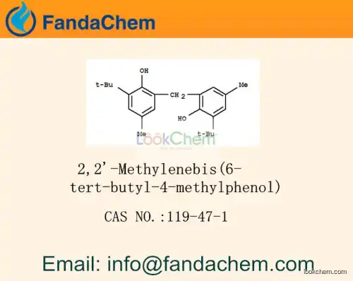 2,2'-Methylenebis(6-tert-butyl-4-methylphenol) cas  119-47-1