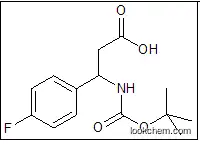 Benzenepropanoic acid, β-[[(1,1-dimethylethoxy)carbonyl]amino]-4-fluoro-