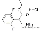 Benzeneacetic acid, α-(aminomethyl)-2,6-difluoro-, ethyl este