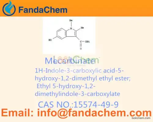 1H-Indole-3-carboxylic acid-5-hydroxy-1,2-dimethyl ethyl ester; Ethyl 5-hydroxy-1,2-dimethylindole-3-carboxylate / Mecarbinate cas  15574-49-9