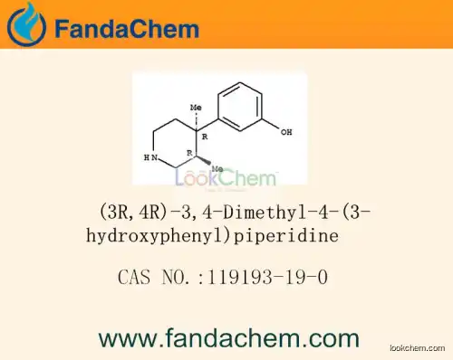 (3R,4R)-3,4-Dimethyl-4-(3-hydroxyphenyl)piperidine cas  119193-19-0
