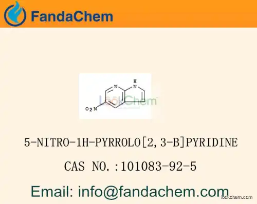 5-Nitro-7-azaindole / 5-NITRO-1H-PYRROLO[2,3-B]PYRIDINE cas  101083-92-5