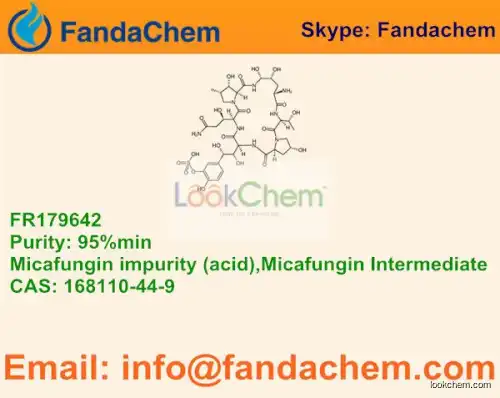 Top supplier of 95%min FR-179642 Micafungin impurity (acid),Micafungin Intermediate,CAS: 168110-44-9 in China, Fandachem