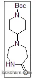4-(Hexahydro-5-oxo-1H-1,4-diazepin-1-yl)-1-piperidinecarboxylic acid tert-butyl ester
