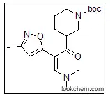 (Z)-tert-butyl 3-(3-(dimethylamino)-2-(3-methylisoxazol-5-yl)acryloyl)piperidine-1-carboxylate