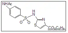 2-[(N-acetyl-sulfanilyl)-amino]-thiazole-4-carboxylic acid ethyl ester