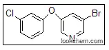 3-bromo-5-(3-chlorophenoxy)pyridine