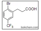 3-[2-bromo-5-(trifluoromethyl)phenyl]propanoic acid