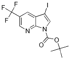 tert-Butyl 3-iodo-5-(trifluoromethyl)-1H-pyrrolo-[2,3-b]pyridine-1-carboxylate
