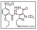 d3-3-(5-carbamoyl-1-methyl-3-propyl-1H-pyrazol-4-ylcarbamoyl)-4-propoxy-benzenesulfonyl chloride