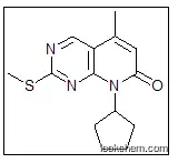 8-cyclopentyl-5-methyl-2-(methylthio)pyrido[2,3-d]pyrimidin-7(8H)-one