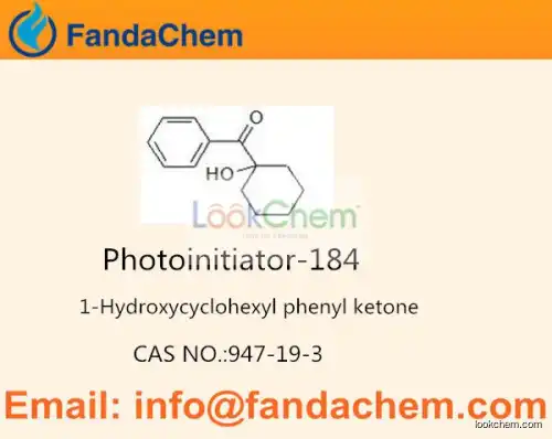 Photoinitiator 184 ;1-Hydroxycyclohexyl Phenyl Ketone CAS: 947-19-3  from FandaChem