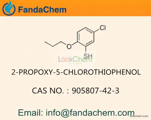 2-PROPOXY-5-CHLOROTHIOPHENOL cas no 905807-42-3 (Fandachem)