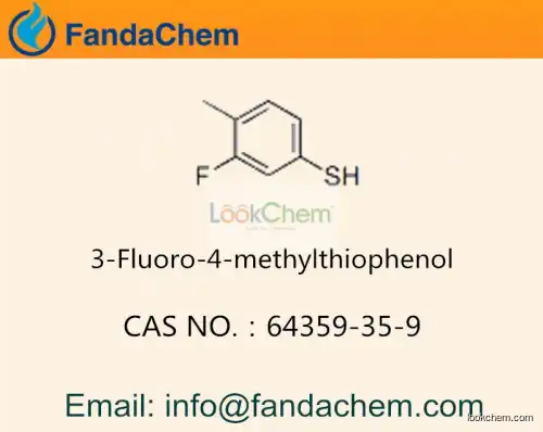 3-FLUORO-4-METHYLTHIOPHENOL / C7H7FS  cas no 64359-35-9 (Fandachem)
