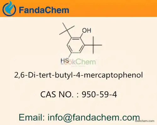 2,6-DI-TERT-BUTYL-4-MERCAPTOPHENOL / C14H22OS  cas 950-59-4 (Fandachem)