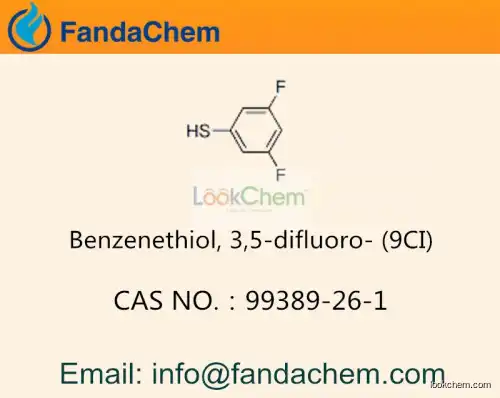 Benzenethiol, 3,5-difluoro- (9CI)  / C6H4F2S cas 99389-26-1 (Fandachem)