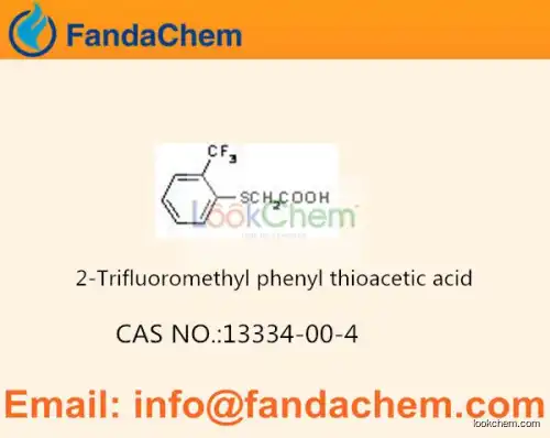 2-TRIFLUOROPHENYLTHIOACETIC ACID,(2-TRIFLUOROMETHYL-PHENYLTHIO)-ACETIC ACID,cas no 13334-00-4