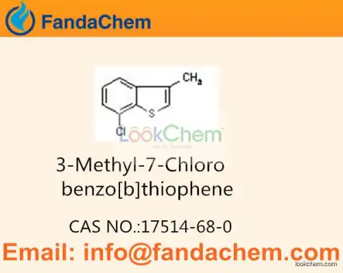 cas no 17514-68-0,3-Methyl-7-Chloro benzo[b]thiophene,7-CHLORO-3-METHYL BENZO[B]THIOPHENE, Benzo[b]thiophene,7-chloro-3-methyl-