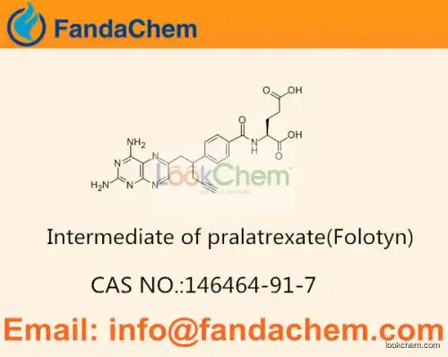 6-Pteridinepropanoic acid, 2,4-diaMino-α-[4-(Methoxycarbonyl)phenyl]-α-2-propyn-1-yl-, Methyl ester,Intermediate of pralatrexate(Folotyn),cas no 146464-91-7