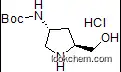 Carbamic acid, N-[(3R,5S)-5-(hydroxymethyl)-3-pyrrolidinyl]-