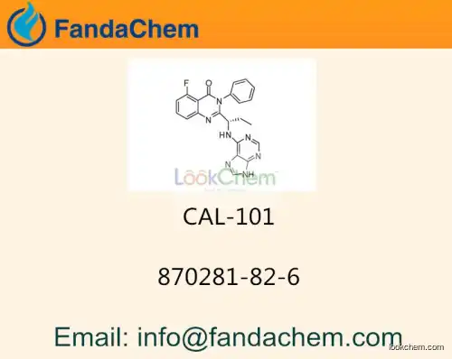 5-Fluoro-3-phenyl-2-[(1S)-1-(9H-purin-6-ylamino) cas  870281-82-6 (Fandachem)