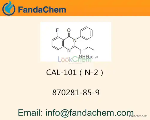 (S)-tert-butyl (1-(5-fluoro-4-oxo-3-phenyl-3,4-dihydroquinazolin-2-yl)propyl)carbaMate cas 870281-85-9 (Fandachem)