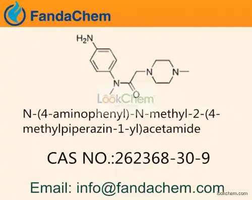 N-(4-aminophenyl)-N-methyl-2-(4-methylpiperazin-1-yl)acetamide cas 262368-30-9 (Fandachem)