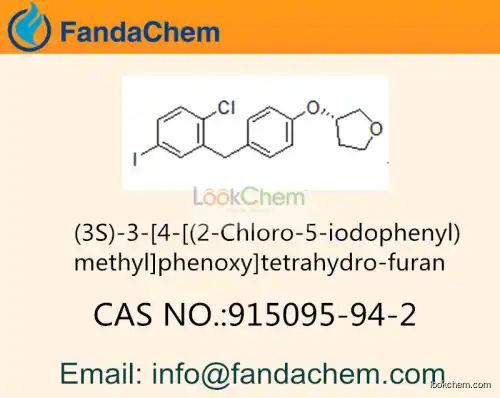 (3S)-3-[4-[(2-Chloro-5-iodophenyl)methyl]phenoxy]tetrahydro-furan cas 915095-94-2 (Fandachem)
