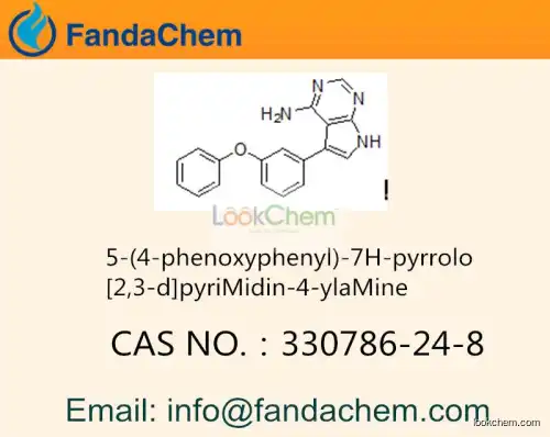 5-(4-phenoxyphenyl)-7H-pyrrolo[2,3-d]pyriMidin-4-ylaMine cas 330786-24-8 (Fandachem)