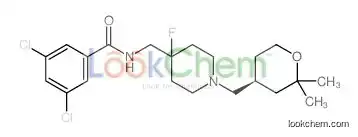 3,5-dichloro-n-[[1-[[(4s)-2,2-dimethyloxan-4-yl]methyl]-4-fluoropiperidin-4-yl]methyl]benzamide