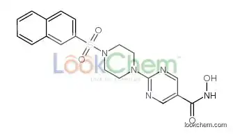 N-hydroxy-2-(4-naphthalen-2-ylsulfonylpiperazin-1-yl)pyrimidine-5-carboxamide