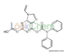 (2-acetamido-9-ethenylpurin-6-yl) N,n-diphenylcarbamate