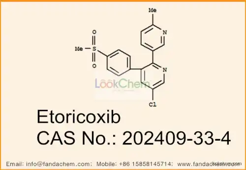 Top1 supplier and exporter of Etoricoxib, CAS: 202409-33-4 in China