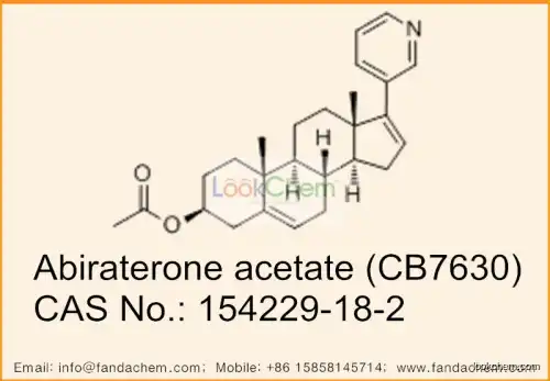 Top1 supplier and exporter of Abiraterone acetate(CB7630) cas  154229-18-2  in China