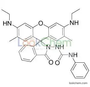 1-(3',6'-bis(ethylamino)-2',7'-dimethyl-3-oxospiro[isoindoline-1,9′-xanthene]-2-yl)-3-phenylurea