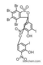 Phenol, 4,4'-(4,5,6,7-tetrabromo-1,1-dioxido-3h-2,1-benzoxathiol-3-ylidene)bis[2-iodo-6-nitro- (9ci)