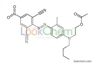 2-(butyl{4-[(e)-(2,6-dicyano-4-nitrophenyl)diazenyl]-3-methylphen Yl}amino)ethyl Acetate