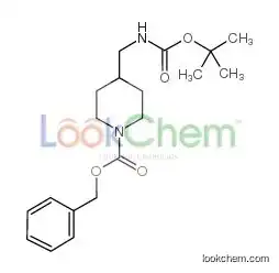 1-n-cbz-4-n-(boc-aminomethyl)piperidine