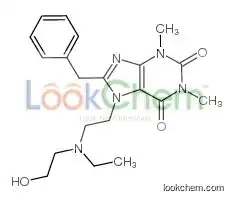 8-benzyl-7-[2-[ethyl(2-hydroxyethyl)amino]ethyl]-1,3-dimethylpurine-2,6-dione