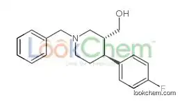 Trans 1-benzyl-4-(4-fluorophenyl)-3-piperidinemethanol